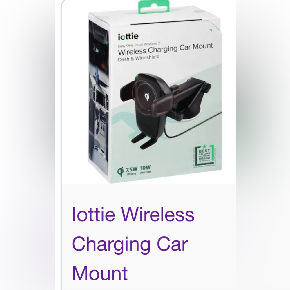 Iottie Wireless Charging Car Mount